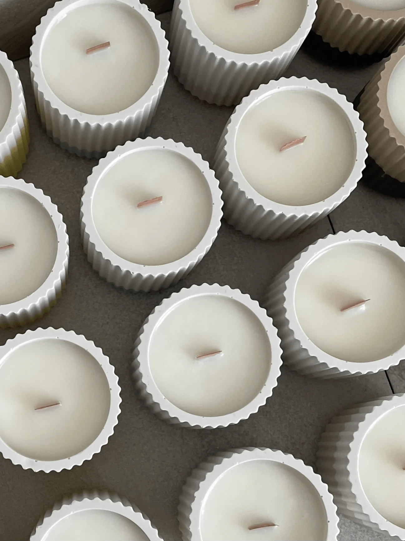 Baby Powder Stoneware Soy Candle – Scandi Minimalist Home Candle - Image 11