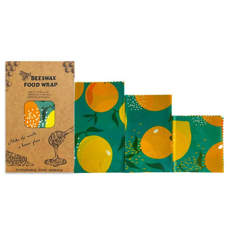 Beeswax Cloth Food Wraps (3 Pack) - Image 7