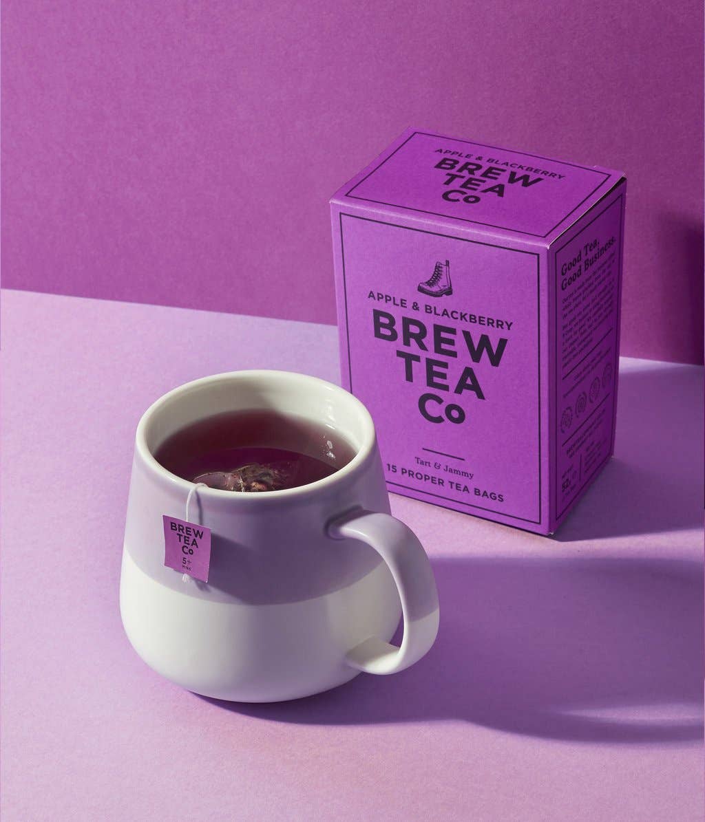 Brew Tea Apple & Blackberry Proper Teabags (15 Teabags) - Image 3