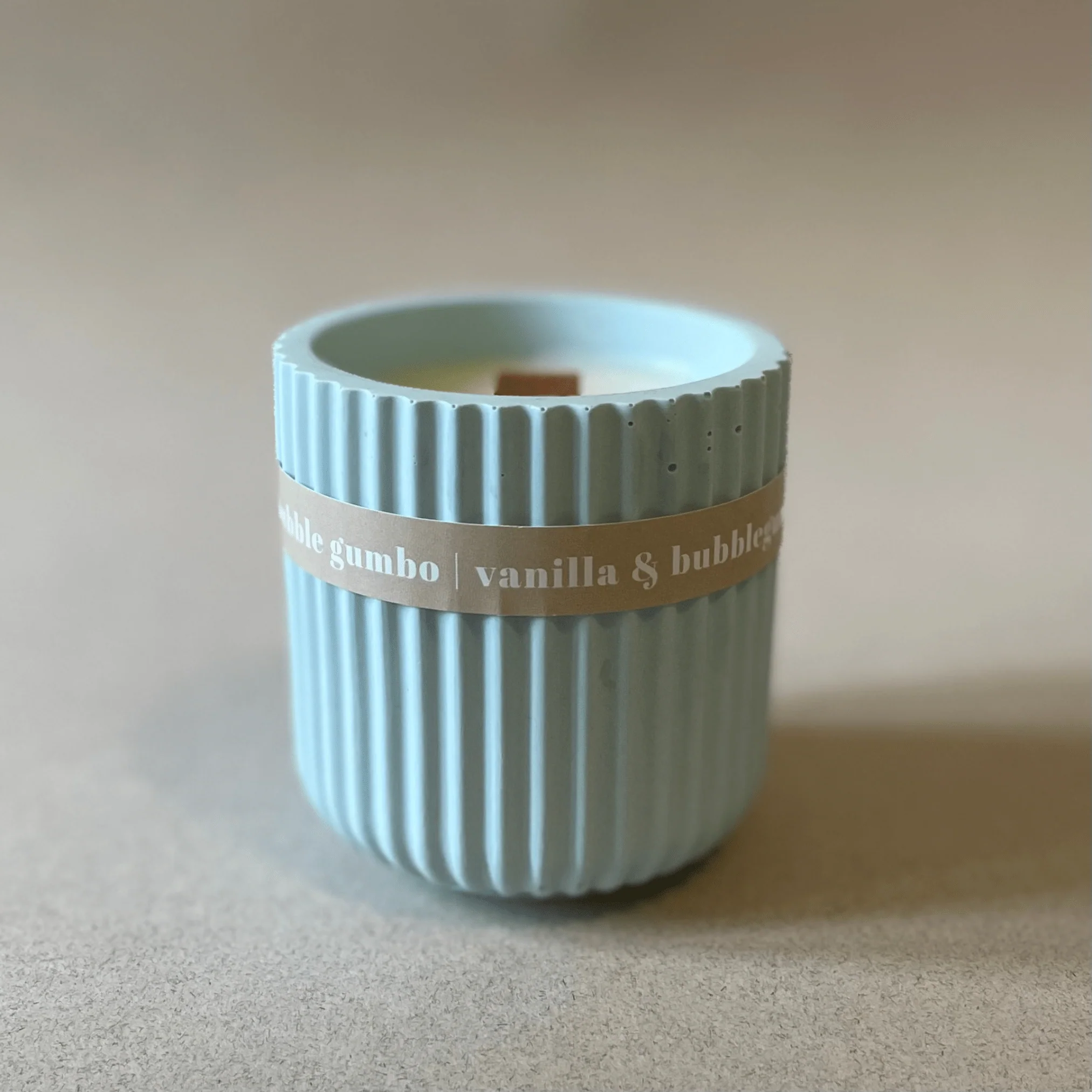 Bubblegum Stoneware Soy Candle – Eco-Friendly Colourful Candle - Image 2