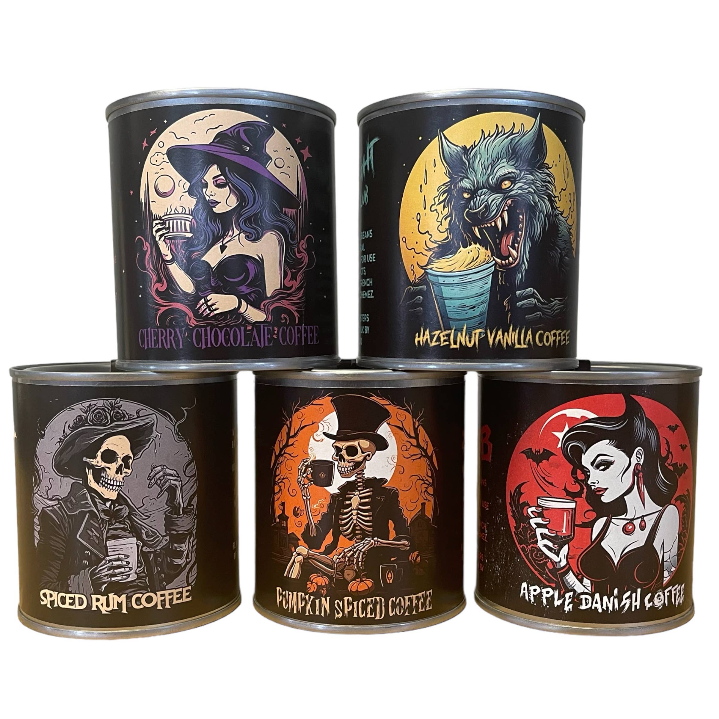 Cherry Chocolate Flavour Ground Coffee – Cafe Tarot 100ml Tin - Image 2
