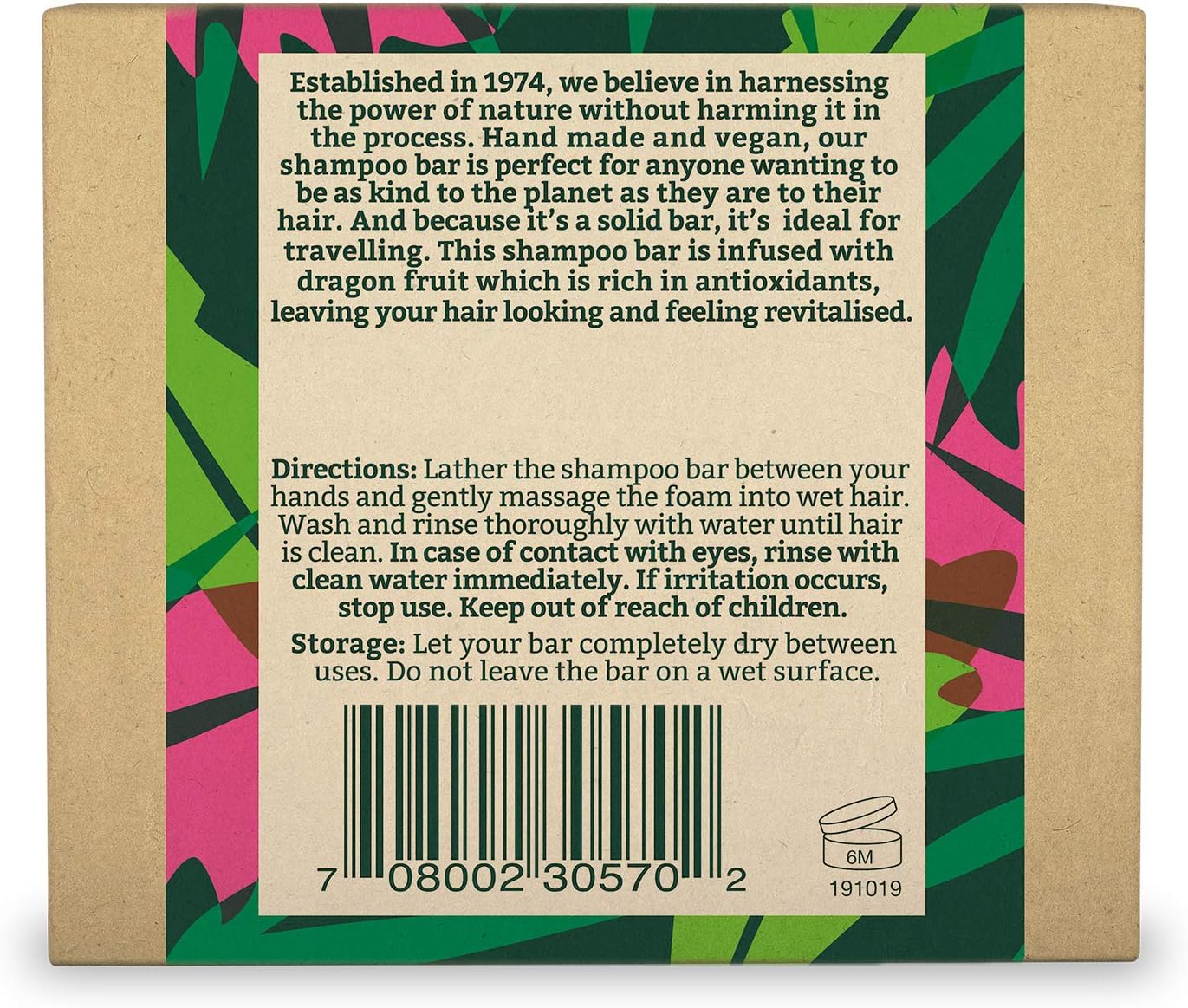Faith In Nature Dragon Fruit Shampoo Bar – 85g - Image 2