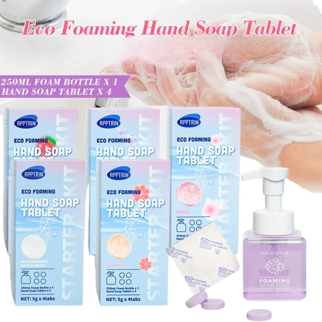 Foaming Hand Soap Tablets | Starter Kit & Refills - Image 3