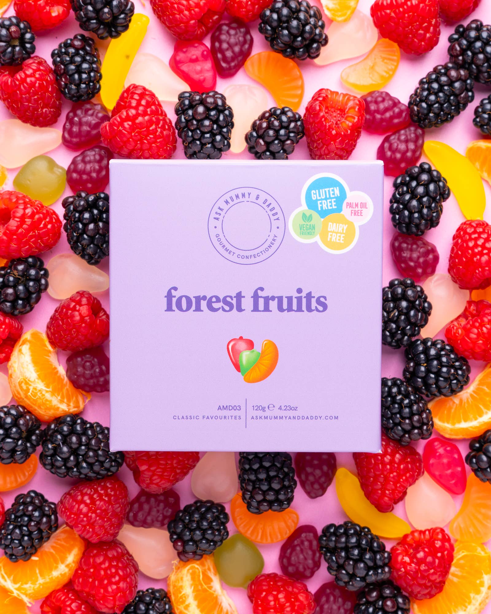 Ask Mummy & Daddy Forest Fruits Gift Box – Mixed Forest Fruit Vegan Sweets - Image 3