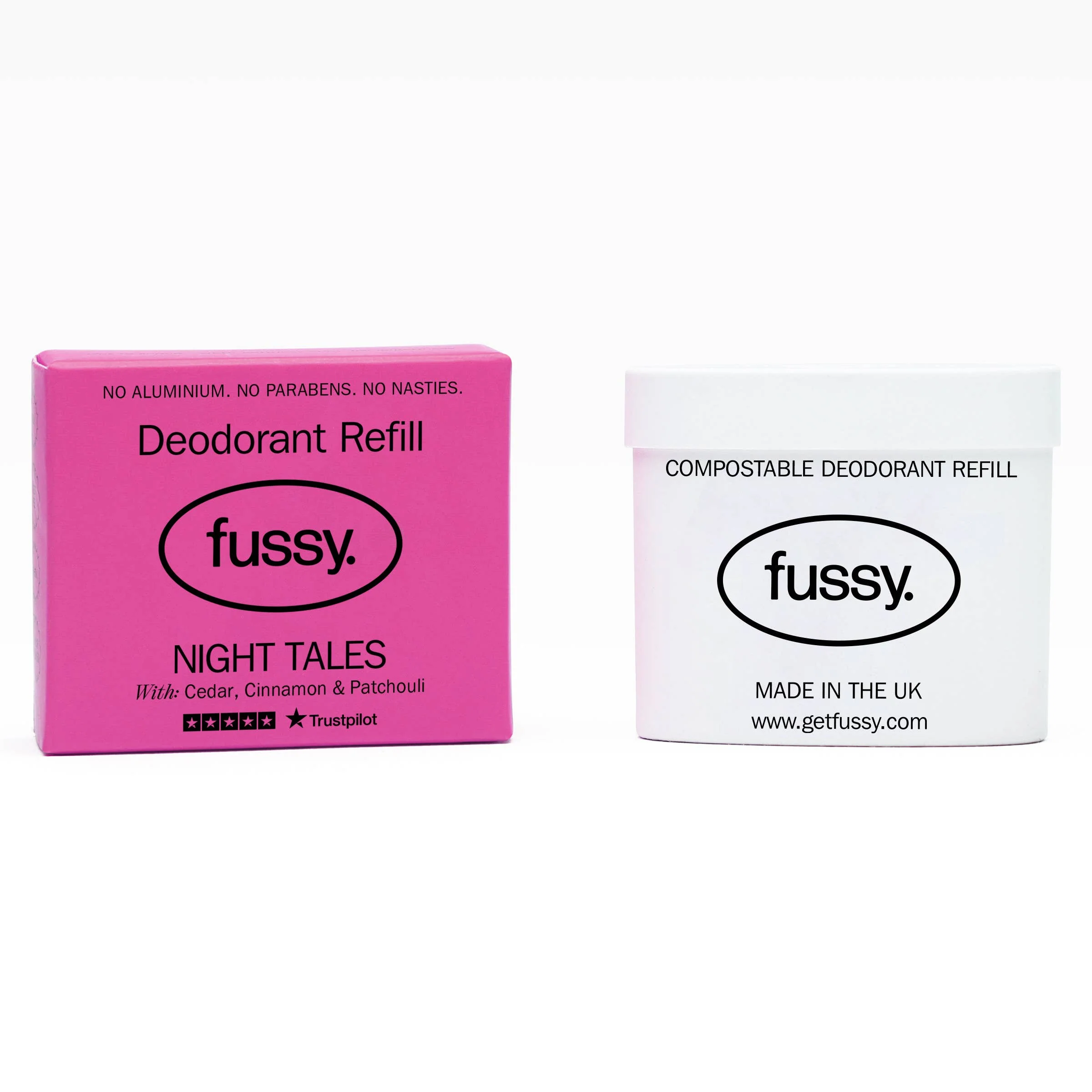 Fussy Natural Deodorant Refill - Night Tales