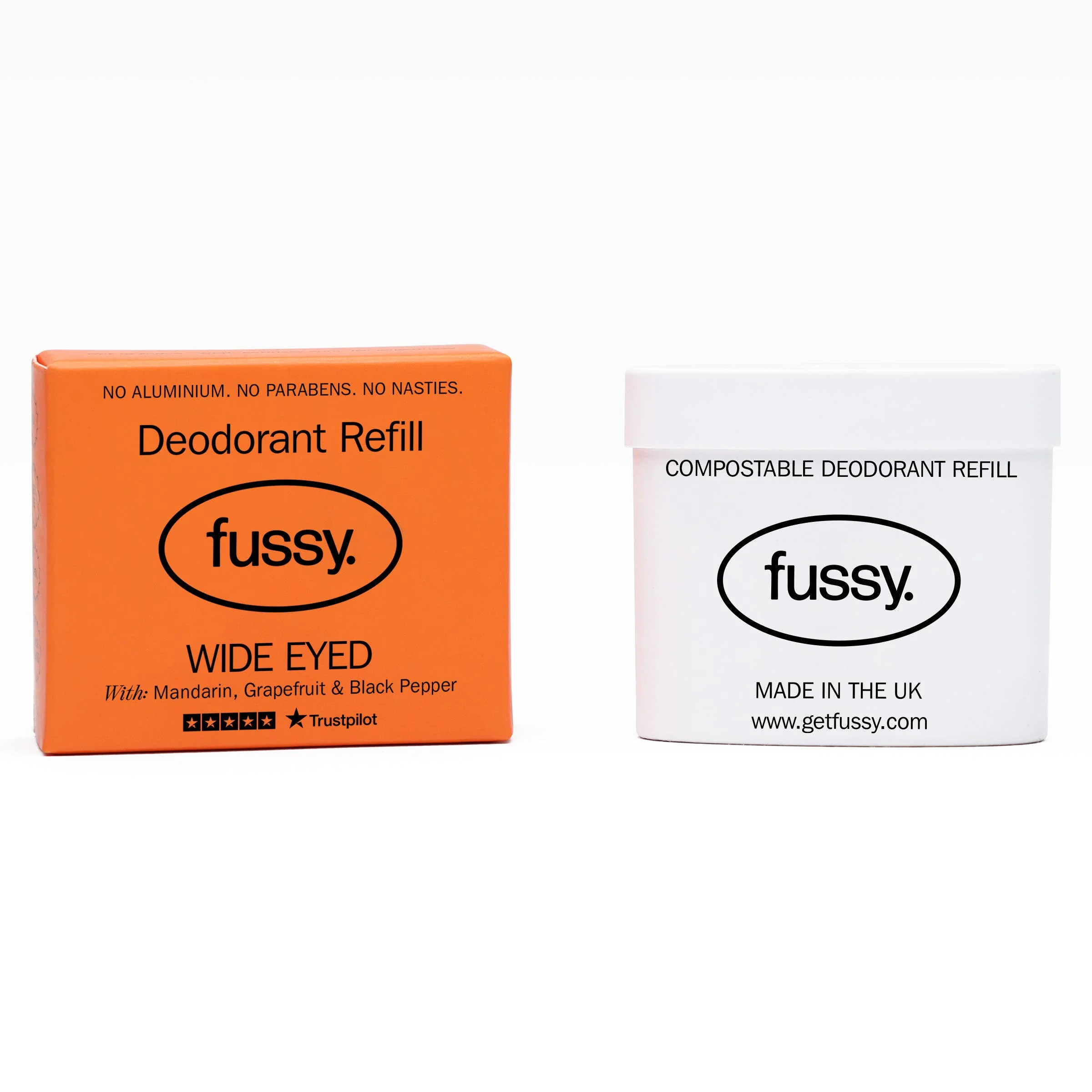 Fussy Natural Deodorant Refill - Wide Eyed