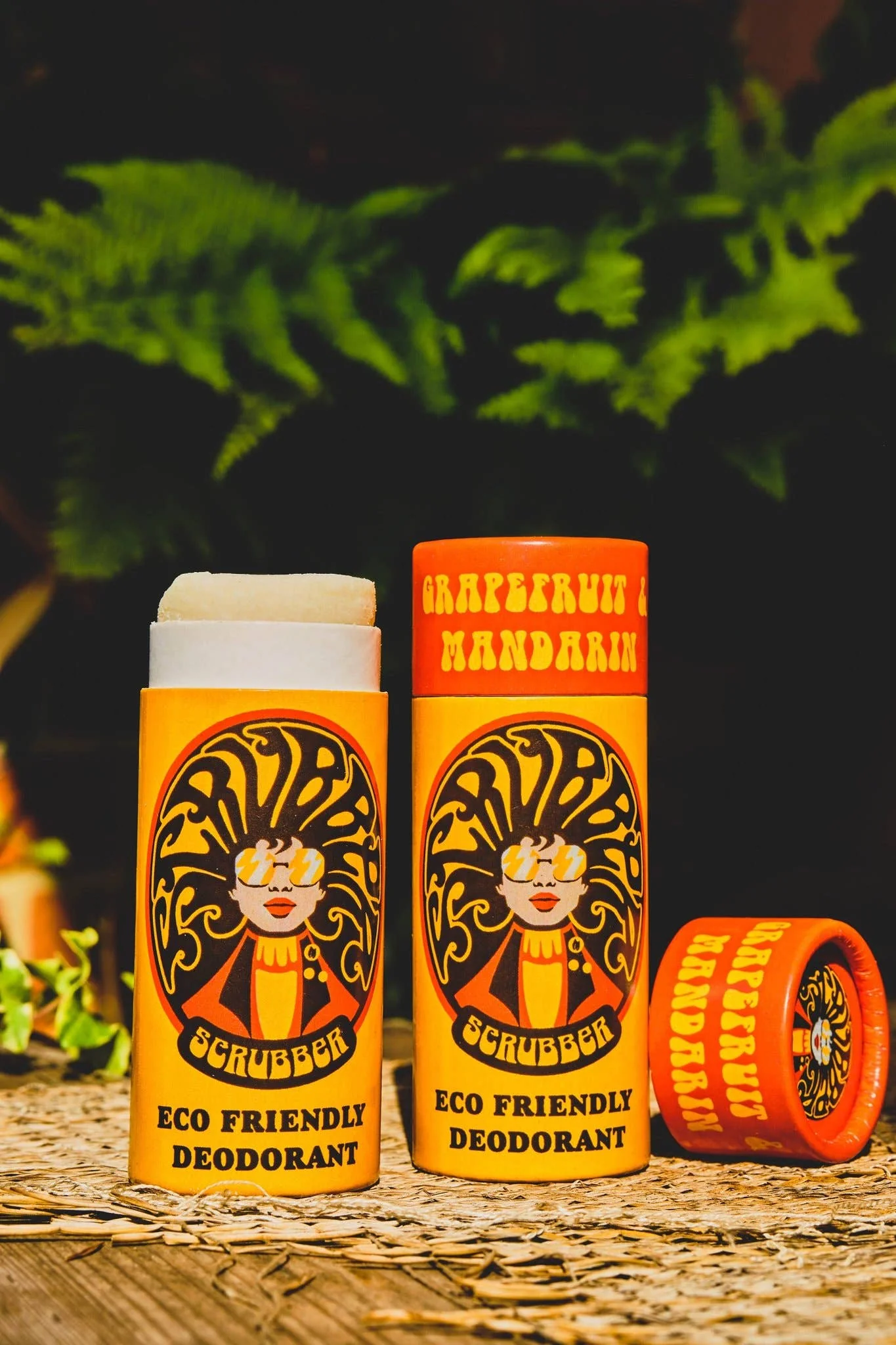 Grapefruit & Mandarin Roll On Eco Friendly Deodorant, Plastic Free Anti Perspirant - Image 2