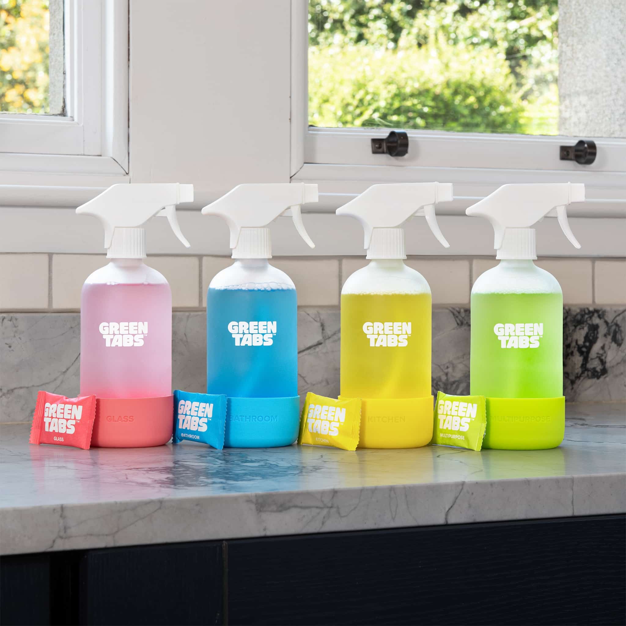 GreenTabs™ Spray Bundle Starter Kit – 4 Plastic-Free, Vegan & Eco-Friendly Cleaners - Image 2