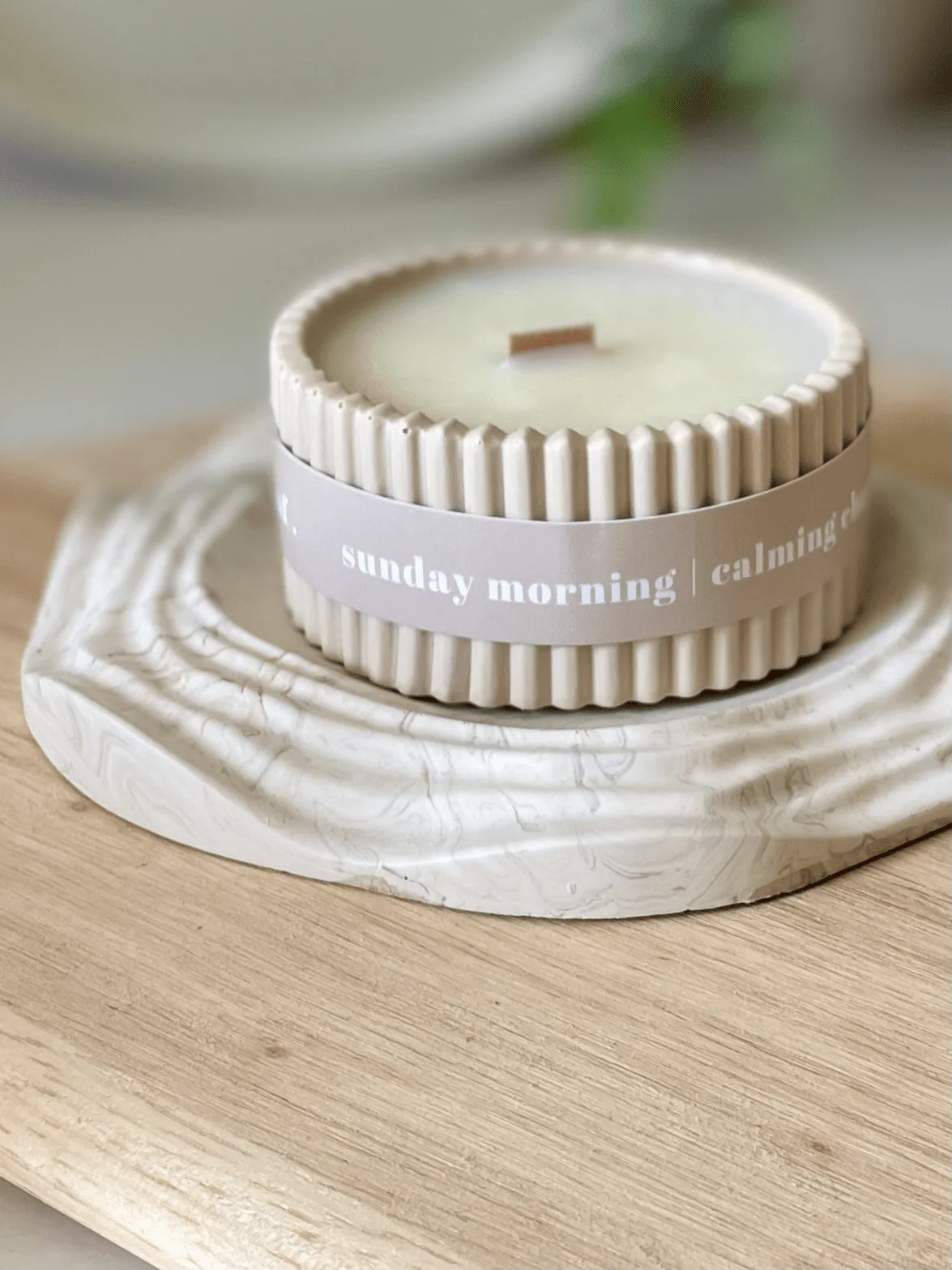 Chamomile Luxury Soy Candle – Relaxing Scandi-Inspired Fragrance - Image 2