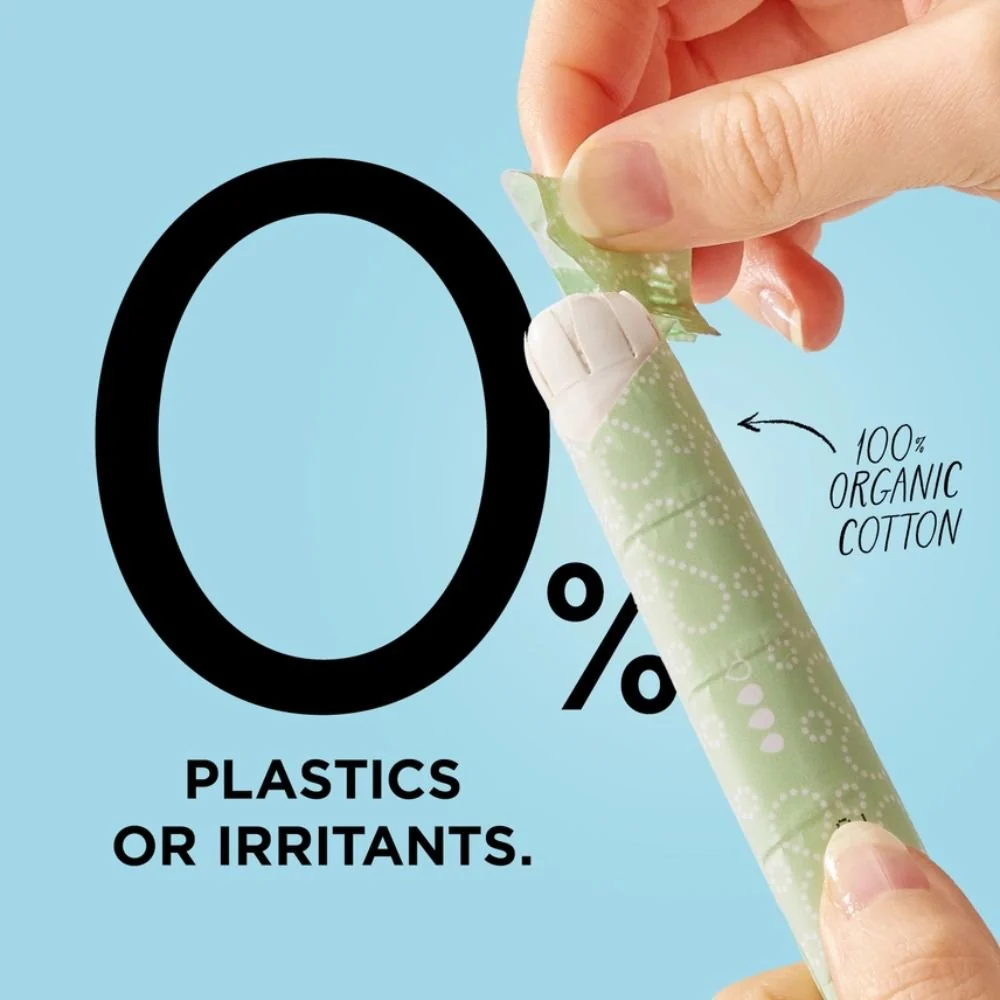 Mooncup Organic Cotton Applicator Tampons Super – 14 Pack Plastic-Free - Image 3