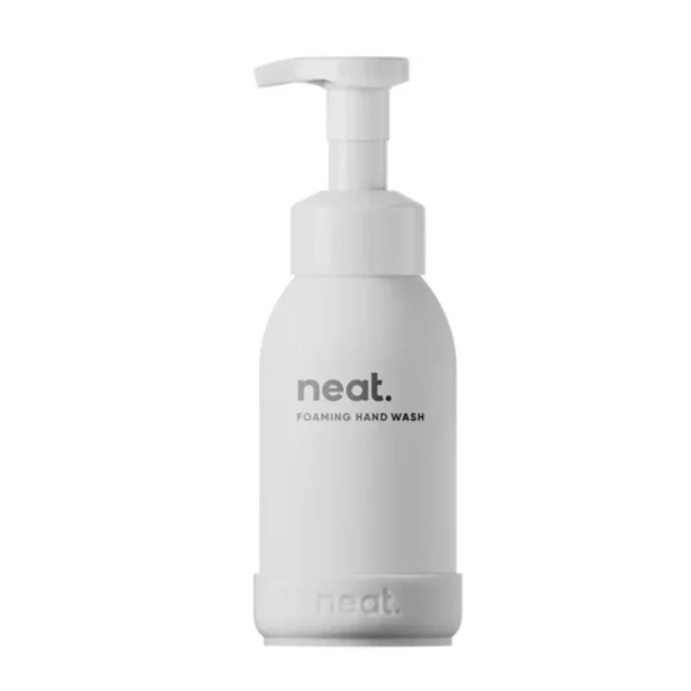 Neat Refillable Foaming Hand Wash Dispenser – Recycled Aluminium Bottle (Sage, Stone, Midnight) - Image 4