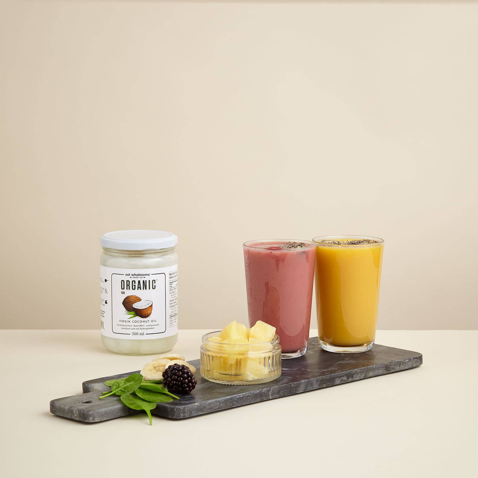 Eat Wholesome Organic Extra Virgin Coconut Oil 500ml – Raw Cold Pressed - Image 2