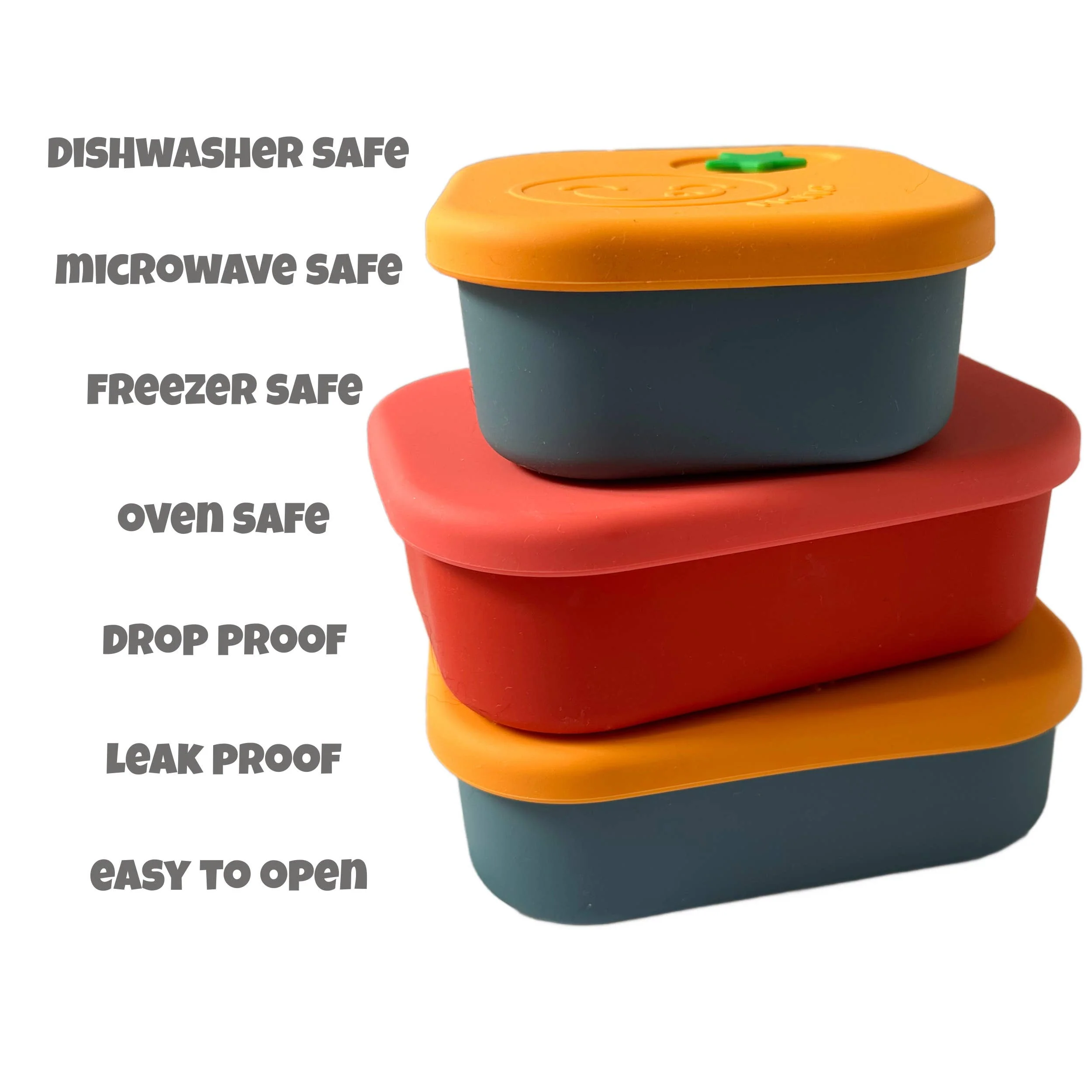 Pick Plates Pick Box Bento Silicone Lunch Box – 4 Compartment 750ml - Image 11
