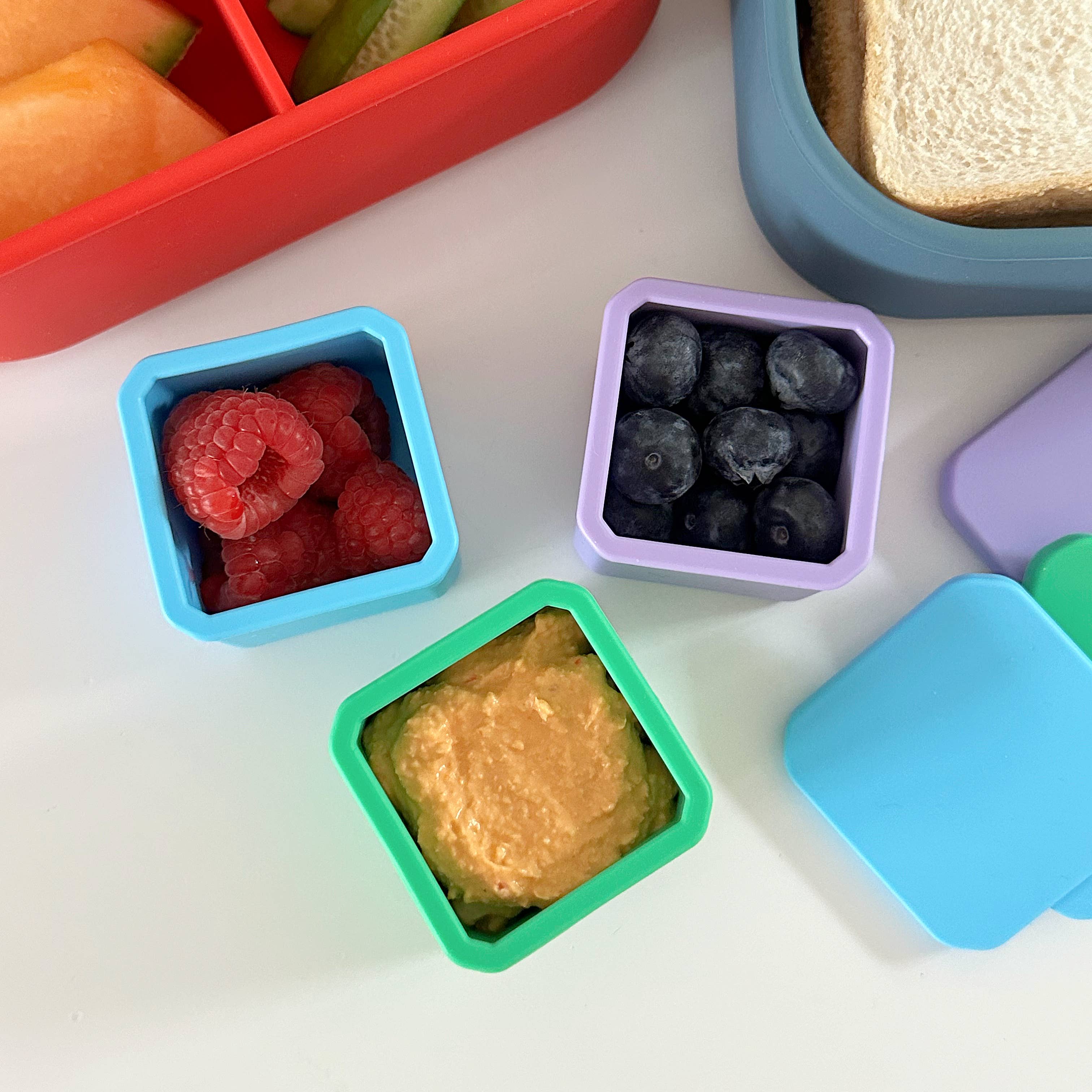 Pick Plates Pick & Dip Pots – Leakproof Silicone Dip Containers 3 Pack - Image 2
