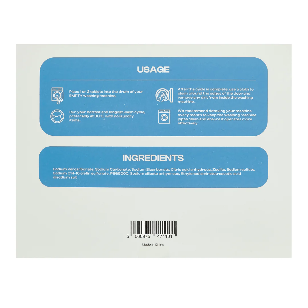 Purum Washing Machine Cleaner Tablets 24 Pack - 4 Pack Bundle - Image 4