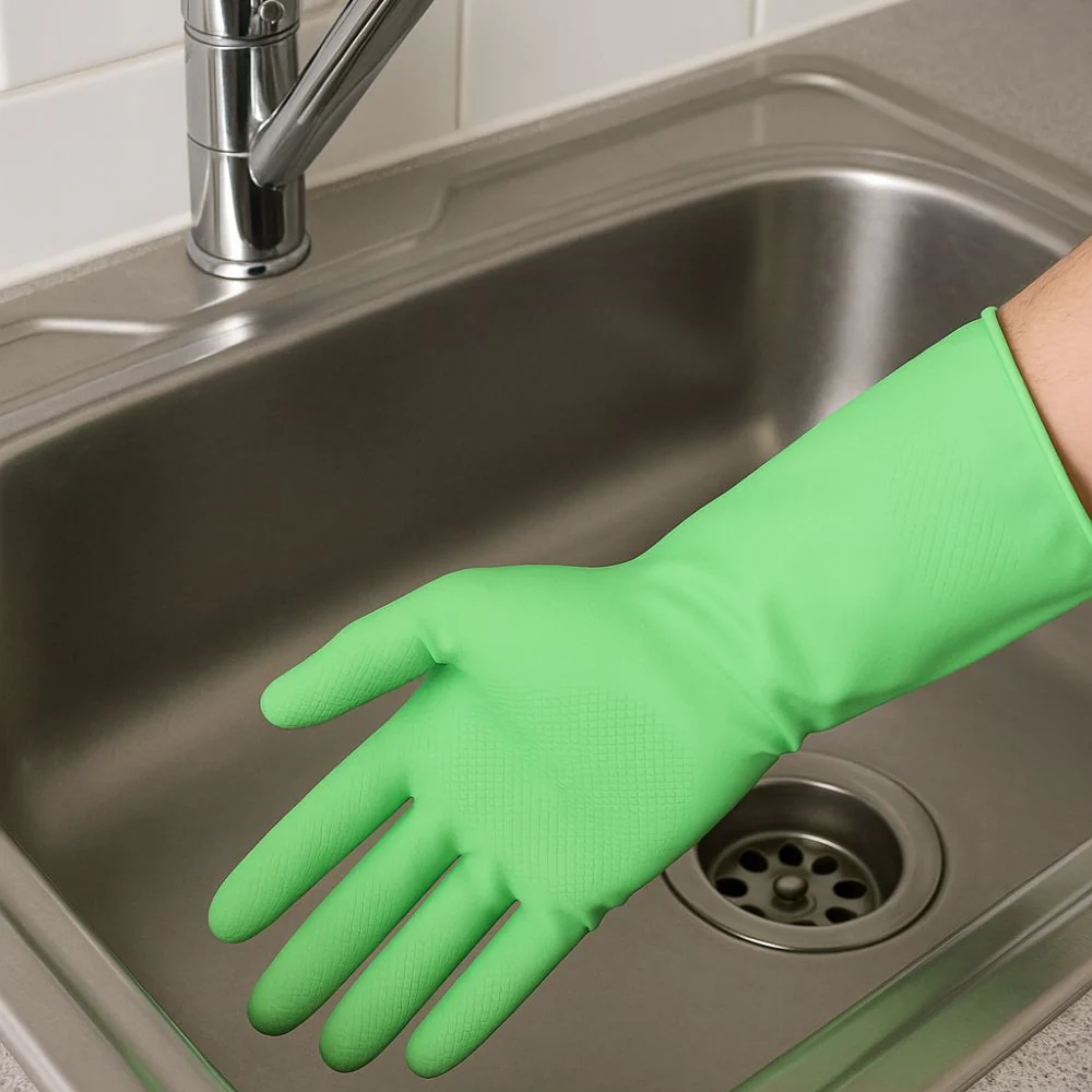 re:gn Natural Latex Rubber Gloves - 4 Pack Bundle - Image 4
