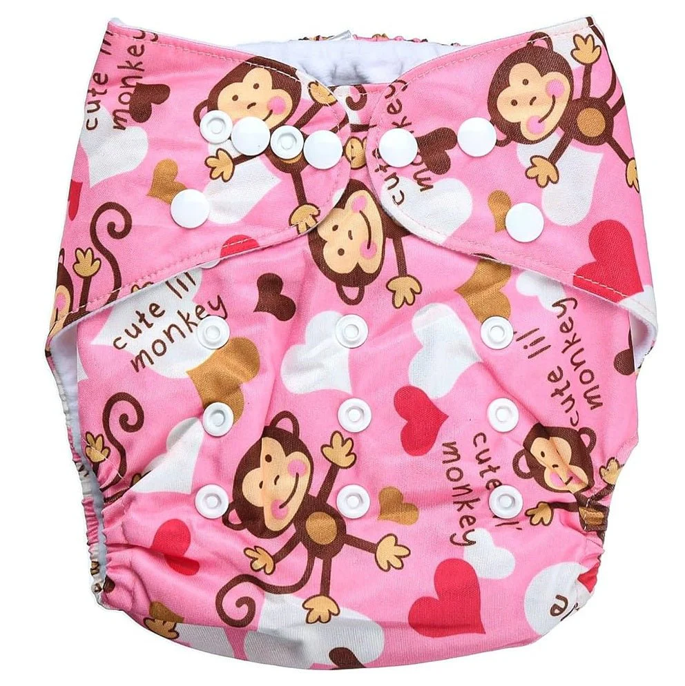 Re:gn Reusable Baby Cloth Nappies With Insert - 4 Pack Bundle – Choice Of Designs - Image 13