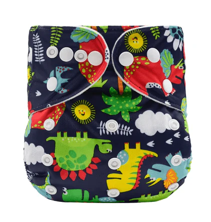 Re:gn Reusable Baby Cloth Nappies With Insert - 4 Pack Bundle – Choice Of Designs - Image 5
