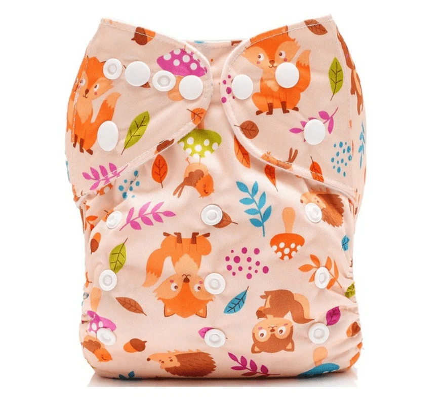 Re:gn Reusable Baby Cloth Nappies With Insert - 4 Pack Bundle – Choice Of Designs - Image 9