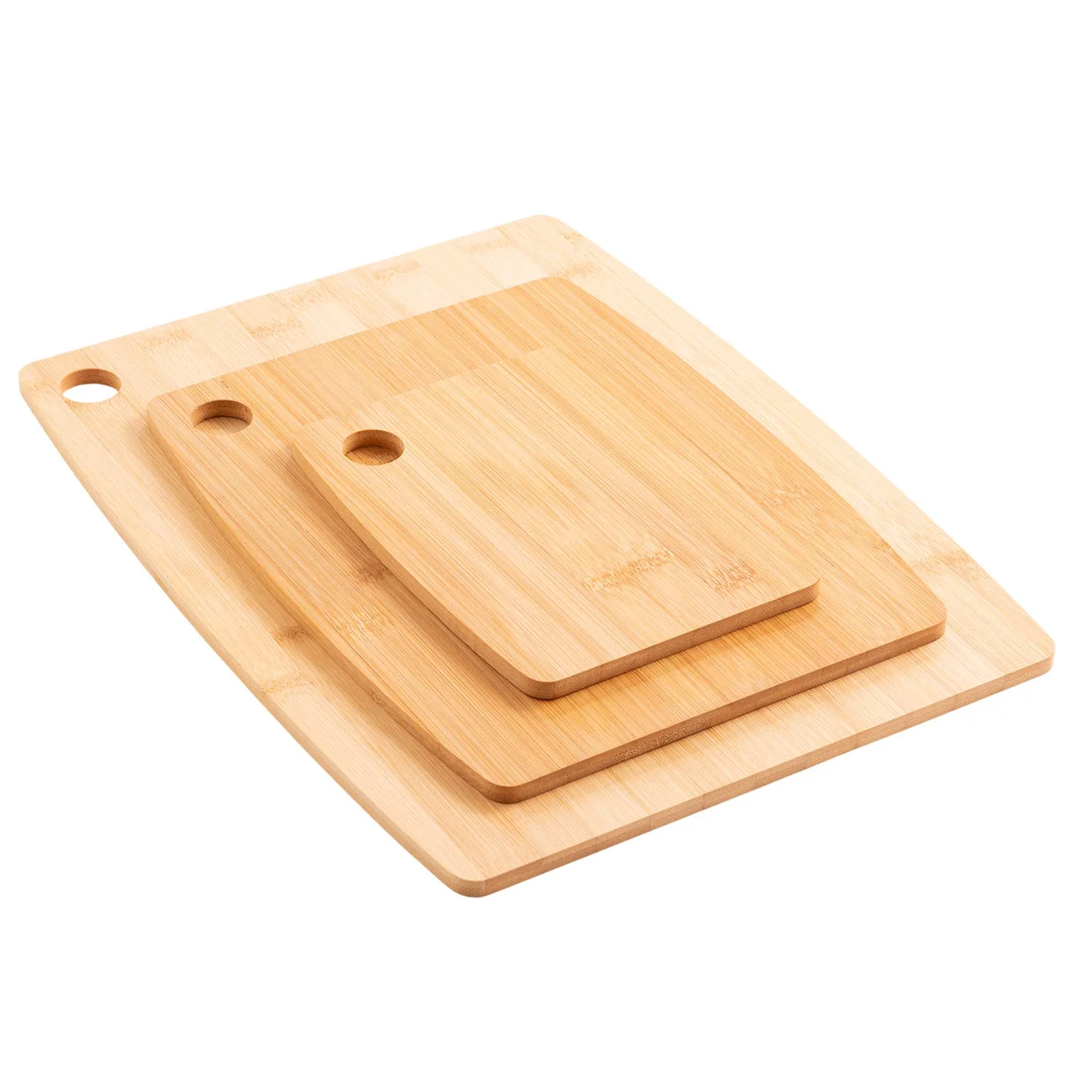 Set of 3 Bamboo Cutting Boards - Image 4
