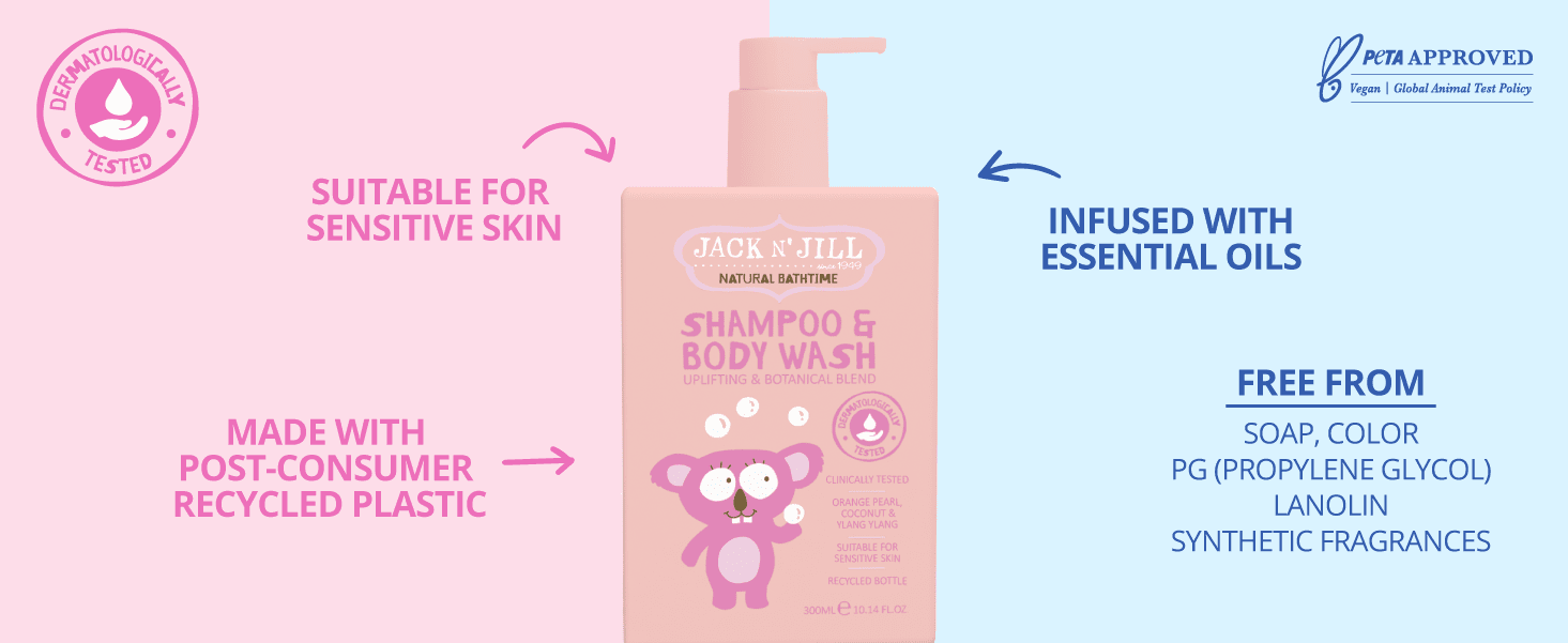 Jack N’ Jill Kids Shampoo & Body Wash - 300ml - Image 5