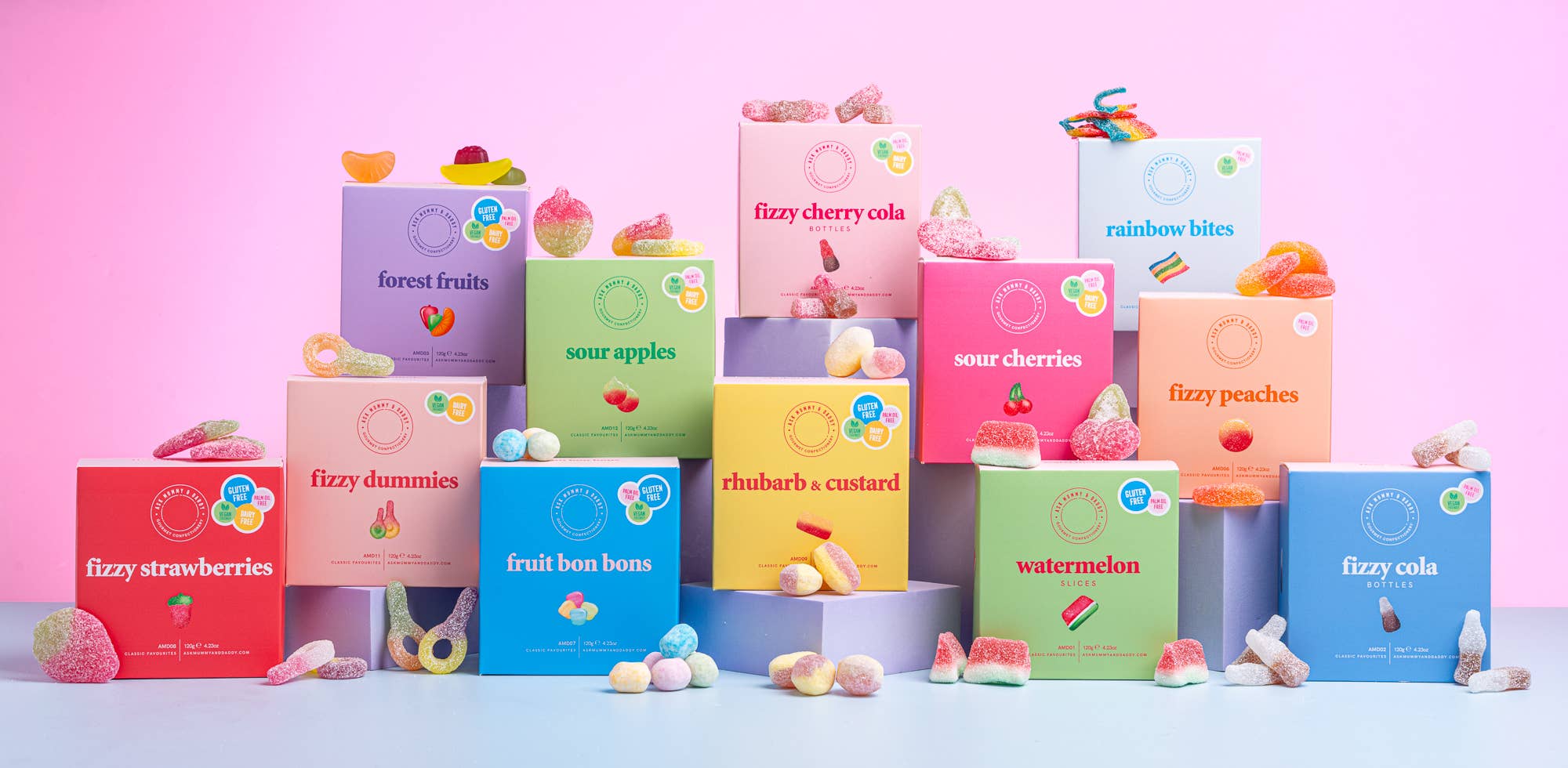 Ask Mummy & Daddy Sour Apples Gift Box – Sour Apple Flavoured Sweets - Image 3