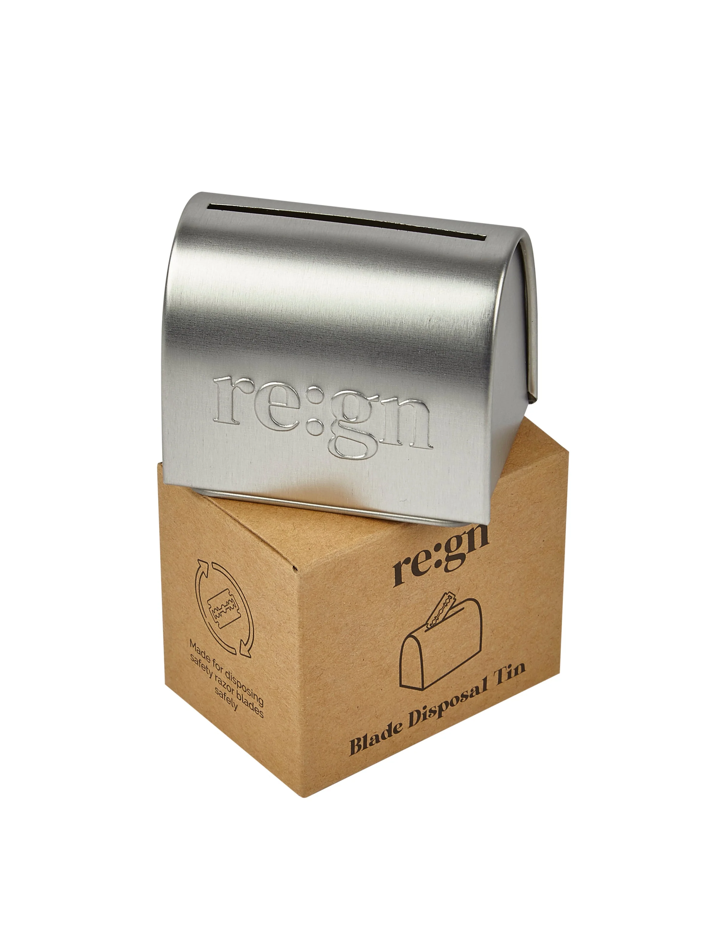 Safety Razor Blade Disposal Tin - Image 2