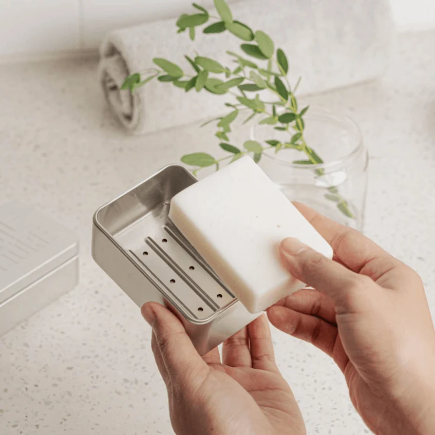 Metal Soap Tin With Lid - Image 2
