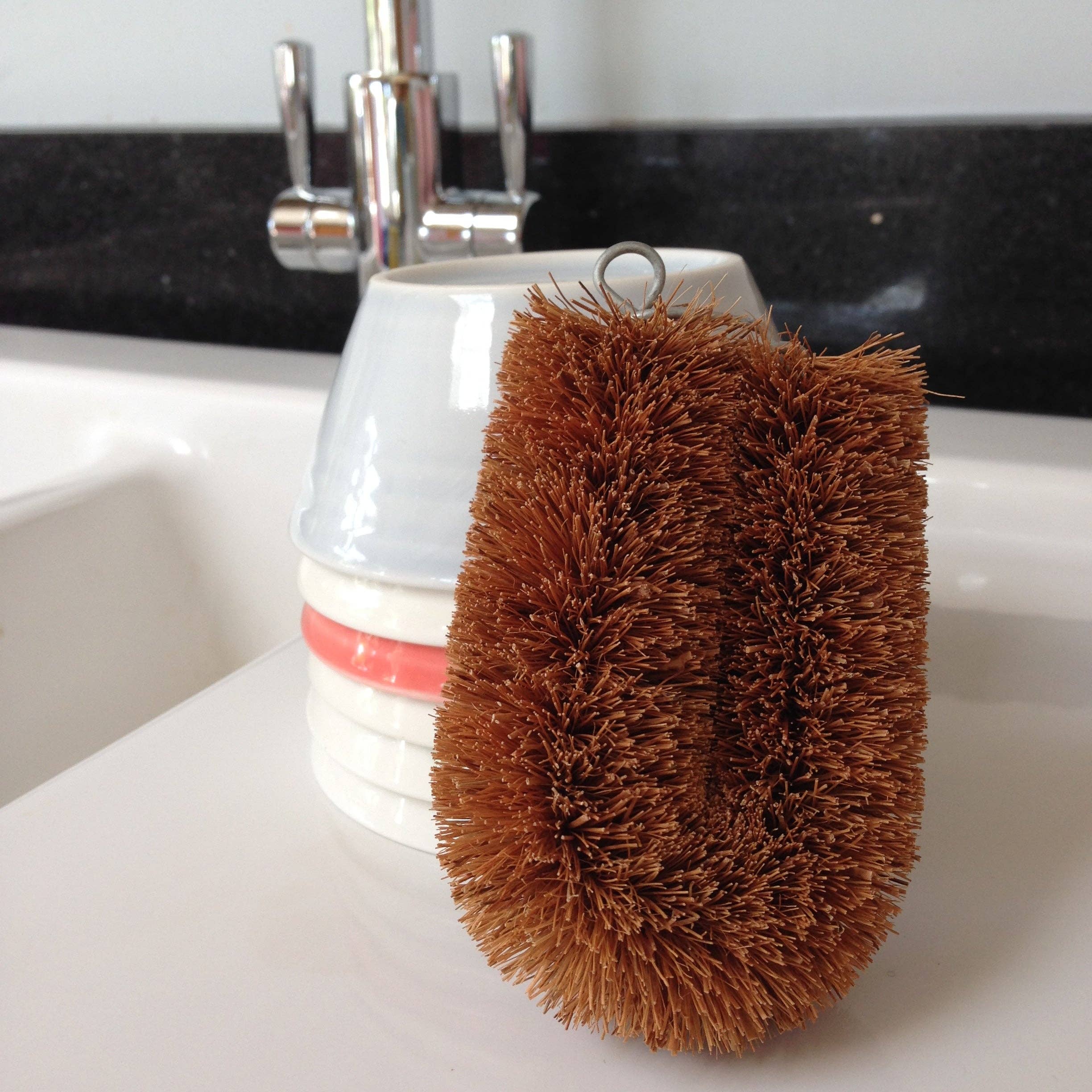 LoofCo Washing-Up Brush – Natural Coconut Fibre Dish Brush - Image 2