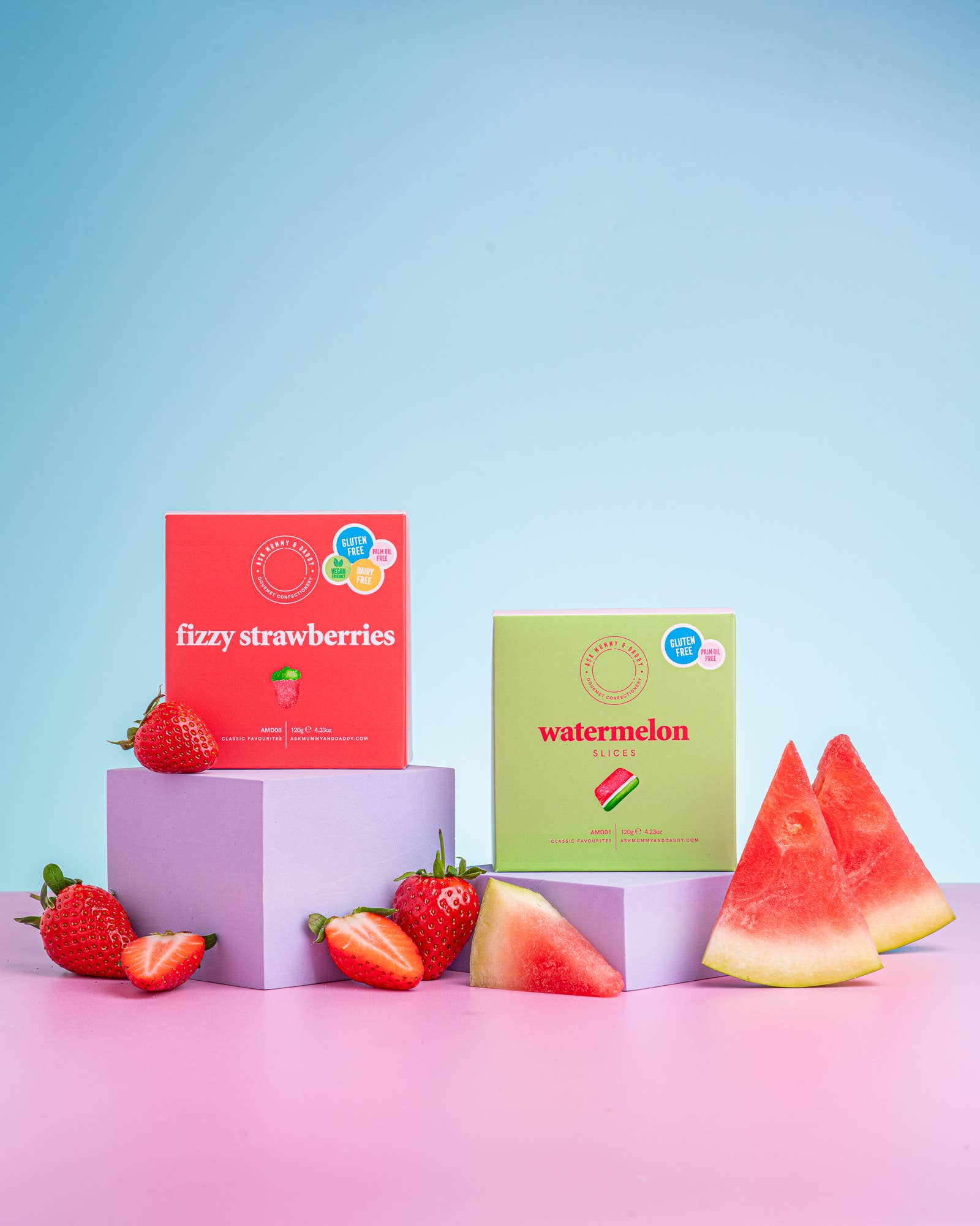 Ask Mummy & Daddy Watermelon Slices Gift Box – Watermelon Flavoured Sweets - Image 3