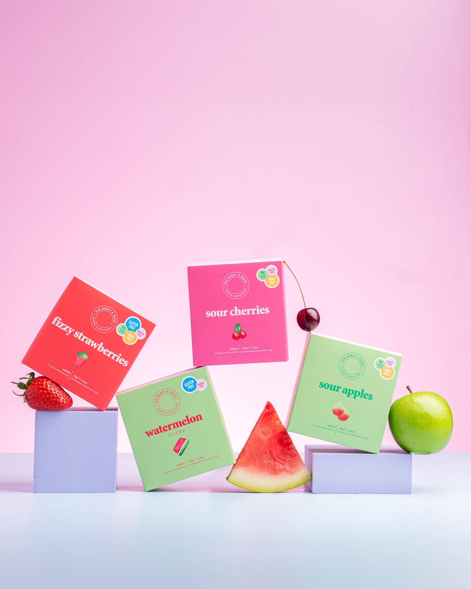Ask Mummy & Daddy Watermelon Slices Gift Box – Watermelon Flavoured Sweets - Image 4